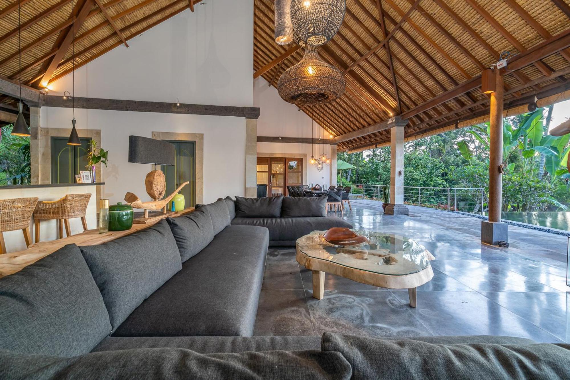 Villa Themma Jungle - Sumptuous 3Br Luxury Villa With Majestic Jungle View North Of Ubud Kültér fotó
