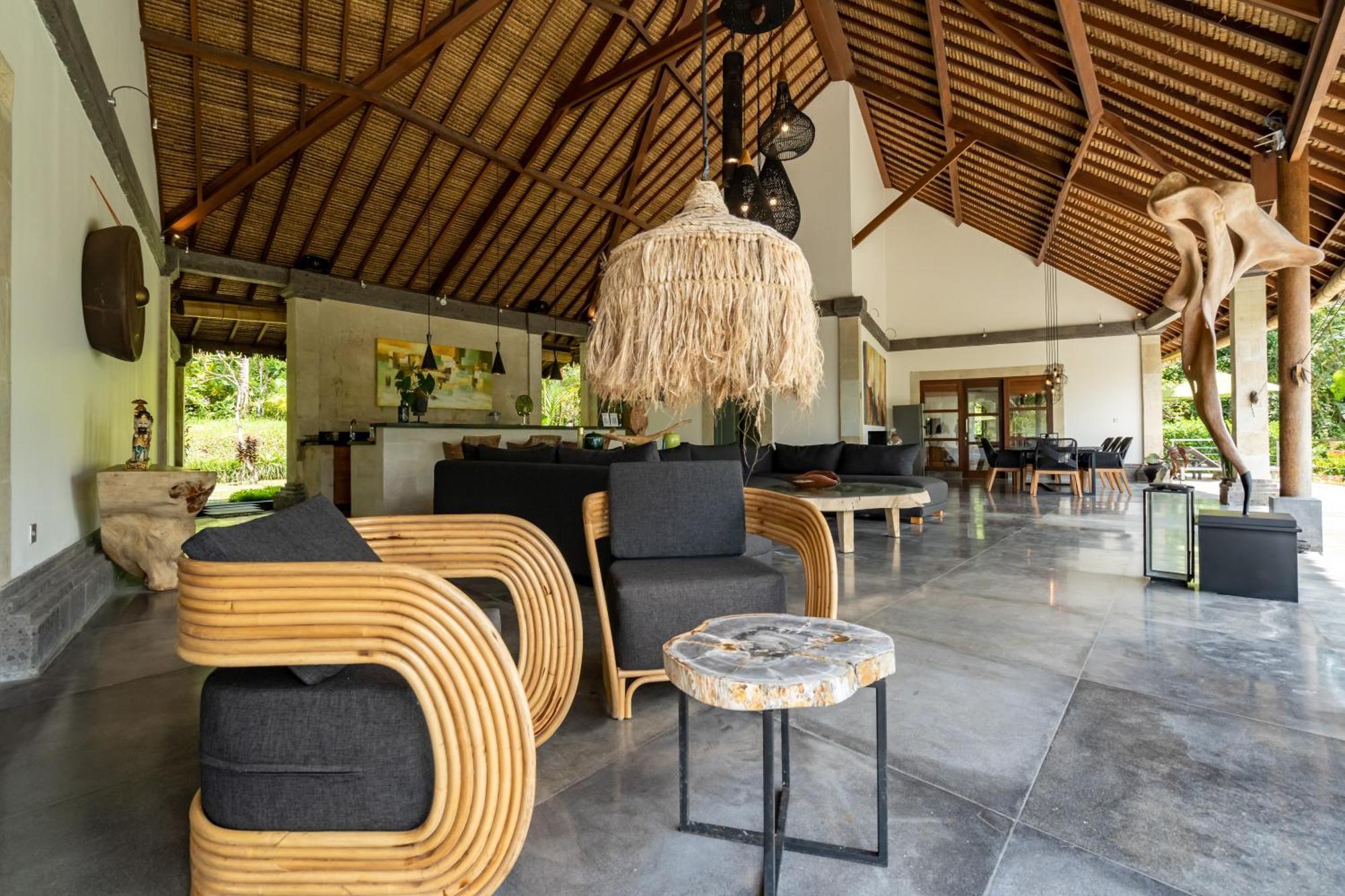 Villa Themma Jungle - Sumptuous 3Br Luxury Villa With Majestic Jungle View North Of Ubud Kültér fotó