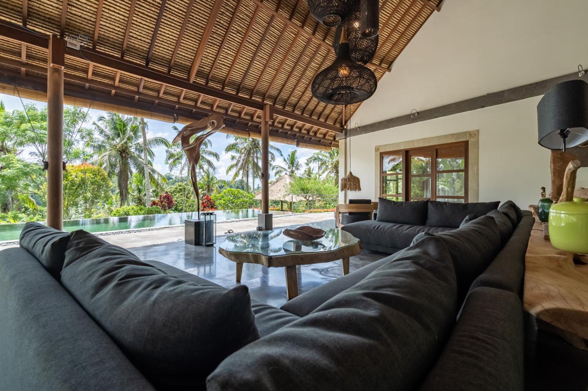 Villa Themma Jungle - Sumptuous 3Br Luxury Villa With Majestic Jungle View North Of Ubud Kültér fotó